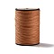 Round Waxed Polyester Thread String, Micro Macrame Cord, Twisted Cord, for Leather Sewing Stitching, Peru, 0.8mm, about 54.68 Yards(50m)/Roll