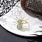 Natural Green Aventurine Beaded Finger Rings, Spider, with Golden Eco-Friendly Copper Wire, Inner Diameter: 18mm