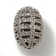 Латунные микро проложить кубического циркония бусы KK-G493-25E-P-1