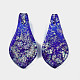 Lampwork большие кулоны FOIL-K003-01E-1