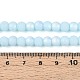 Нити из матовых непрозрачных стеклянных бусин GLAA-T032-P6mm-MBB10-4