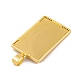 Латунные микро проложить кубического циркония подвески KK-E108-21G-2