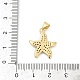 Латунные микро проложить кубического циркония подвески KK-D317-073G-3