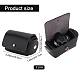 Мешочек для обручальных колец из искусственной кожи ABAG-WH0045-10A-2