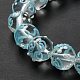 Ручной работы ухабистым Шарики Lampwork LAMP-E023-12-3