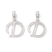 Подвески с буквами из экологически чистой латуни KK-K265-02P-D