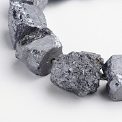 Самородки немагнитных синтетических нитей гематита бусы G-L176-10