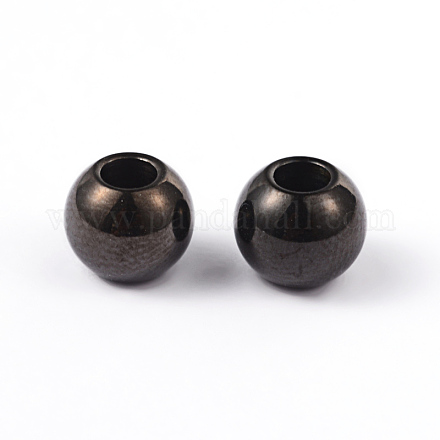 Круглые бусины из нержавеющей стали марки 304 STAS-L176-10-1