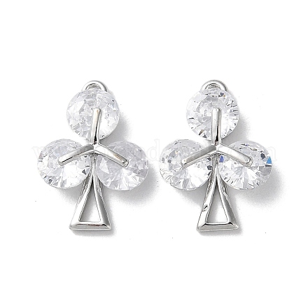 Латунные микро проложить кубического циркония подвески KK-F872-07P-1