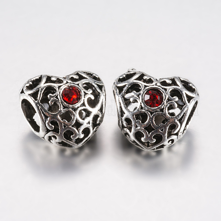 Тибетский сплав rhinestone европейский бисер PALLOY-F200-06F-1