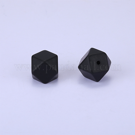 Шестиугольные силиконовые фокусные бусины SI-JX0020A-27-1