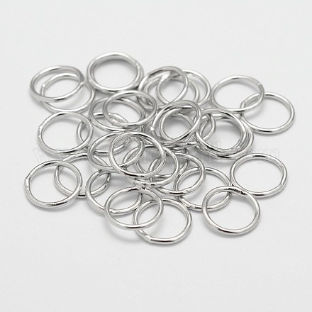 Латунь круглые кольца KK-WH0084-05C-P-1