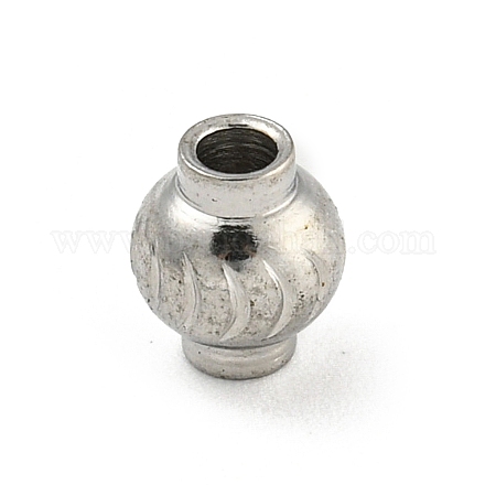 Бусины из нержавеющей стали марки 304 STAS-A091-01C-P-1