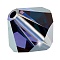 Preciosa® Crystal Beads, Czech Crystal, Bicone(451 69 302 Rondelle), 20480 Deep Tanzanite, 5mm, Hole: 1mm