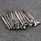 Chrome Vanadium Alloy Steel Leather Different Shape Stamp Punch Set, Leather Carving Tools for Saddle Making Stamps, Stainless Steel Color, 11x8cm, 20pcs/set