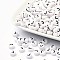 Acrylic Beads, with Horizontal Hole, Letter, Flat Round, Letter.J, 7x4mm, Hole: 1mm, about 3500pcs/500g