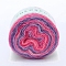 Gradient Color Cotton Knitting Yarn, for Garments Scarves Sweater Shawl Hats, Fuchsia, 100g/skein, about 306.21 Yards(280m)/Skein