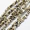 Electroplate Glass Beads Strands, Full Rainbow Plated, Faceted, Triangle, Antique Bronze Plated, 3.5x4x3.5mm, Hole: 0.2mm, about 146pcs/strand, 15.3 inch(39cm)