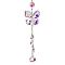 Glass Hanging Ornaments, Hanging Suncatchers Home Garden Outdoor Decorations, Butterfly, 330mm