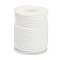 Nylon Threads, Milan Cords/Twisted Cords, White, 3mm, about 21.87 yards(20m)/roll