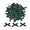 Polyester Costume Accessories, Bowknot, Dark Green, 16x19x3mm
