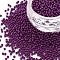 11/0 Grade A Round Glass Seed Beads, Baking Paint, Medium Orchid, 2.3x1.5mm, Hole: 1mm, about 48500pcs/pound