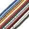 Handmade Porcelain Imitation Lava Rock Beads Strands, Column, Bright Glazed Porcelain, Mixed Color, 6~6.5x4~4.5mm, Hole: 1mm, about 59pcs/strand, 14.65''(37.2cm)