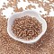 6/0 Glass Seed Beads, Silver Lined Round Hole, Round, Peru, 4mm, Hole: 1.5mm, about 6639 pcs/pound