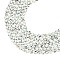 Natural Sesame Jasper/Kiwi Jasper Beads Strands, Round, Frosted, 8~8.5mm, Hole: 1mm, about 47pcs/strand, 15.5 inch, 6strands/box