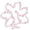 Acrylic Cabochons, AB Color Plated, Half Round, Pearl Pink, 4~14x2~7mm, 1000pcs/set
