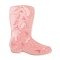 Opaque Acrylic Pendants, Boots, Pink, 45.5x36x2.5mm, Hole: 1.5mm