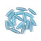Transparent Colours Glass Seed Beads, Round Hole, Rice, Light Sky Blue, 10.5~11.5x3.5~4mm, Hole: 0.9~1mm, about 2780pcs/500g
