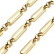 Ion Plating(IP) 304 Stainless Steel Oval Link Chains, Unwelded, with Spool, Polished, Real 18K Gold Plated, 22.5x6x1.5mm