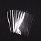 OPP Cellophane Bags, Rectangle, Clear, 15x10cm, Unilateral thickness: 0.035mm
