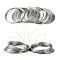 Carbon Steel Memory Wire, for Collar Necklace Making, Necklace Wire, Platinum, 11.5cm, 22 Gauge(0.6mm), about 900 circles/1000g
