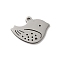 Non-Tarnish 201 Stainless Steel Pendants, Laser Cut, Stainless Steel Color, Bird, 10.5x14.5x1mm, Hole: 1.2mm