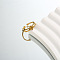 DIY fashionable stainless steel ring with non fading color, female niche high-end light luxury tagram style