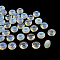 Opalite European Large Hole Beads, Rondelle, 13~14x7~8mm, Hole: 5mm