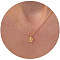 Brass Pendant Necklaces for Women, Golden, Flat Round, 17.72 inch(45cm)
