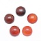 Natural Carnelian Cabochons, Dyed & Heated, Half Round, 10x4~5mm