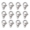 Tarnish Resistant Polished 304 Stainless Steel Lobster Claw Clasps, Parrot Trigger Clasps, Stainless Steel Color, 16x11x5mm, Hole: 2mm