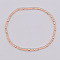Bohemian Style Rainbow Glass & Brass Beaded Handmade Fashion Women's Bracelet