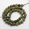 Natural Gemstone Labradorite Faceted Round Bead Strands, 14mm, Hole: 1mm, about: 28pcs/strand, 14.5~15 inch