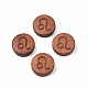 Деревянные бусины с лазерной гравировкой WOOD-S053-53C-1