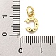 Буквица из латуни с подвесками из кубического циркония KK-Q814-26C-G-3
