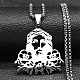 Кулоны с изображением Иисуса из нержавеющей стали 201 NJEW-H065-01P-1