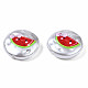 3d печатные бусины из абс-пластика с имитацией жемчуга KY-S163-427-5