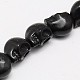 Синтетических нитей бирюзовые бусы TURQ-G113-23x30mm-09-1