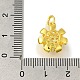 Подвеска из латуни с микропаве из прозрачного кубического циркония KK-H485-14G-3