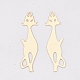 Кулоны с котятами из латуни X-KKC-S001-023KC-1